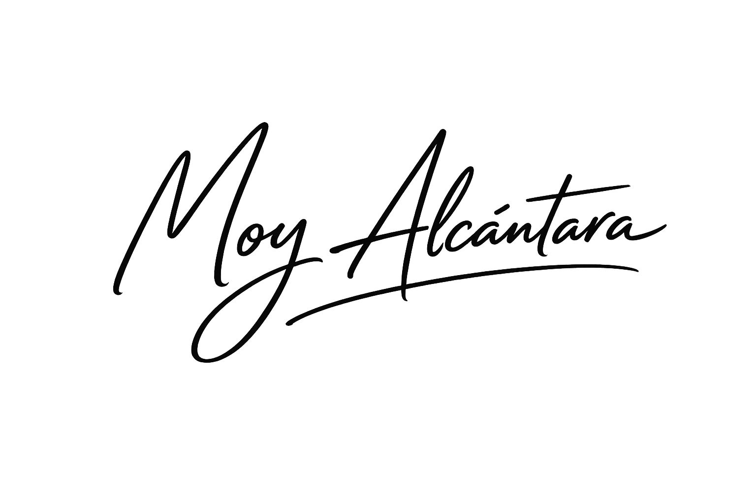 Firma de Moy Alcántara